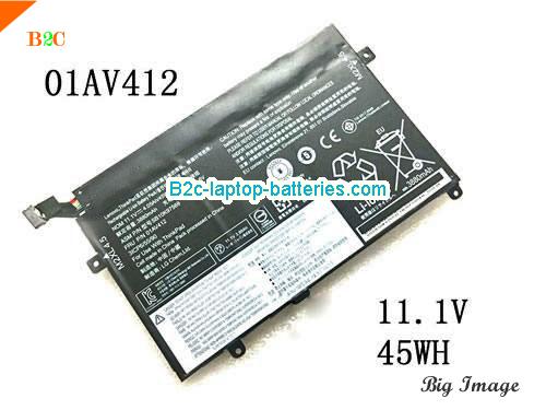 LENOVO E470 Battery 4050mAh, 45Wh  11.1V Black Li-ion