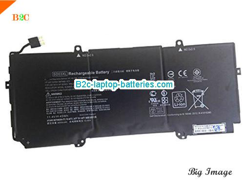 HP Chromebook 13 G1(W0T01UT) Battery 3950mAh, 45Wh  11.4V Black Li-ion