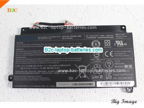 TOSHIBA Chromebook 2 CB35 Battery 3860mAh, 45Wh  10.8V Black Li-ion