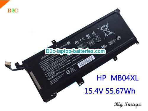 HP Envy X360 15-AQ210NR Battery 3470mAh, 55.67Wh  15.4V Black Li-ion