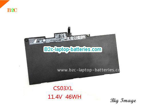 HP EliteBook 745 G3 (L9Z80AV) Battery 46.5Wh 11.4V Black Li-Polymer