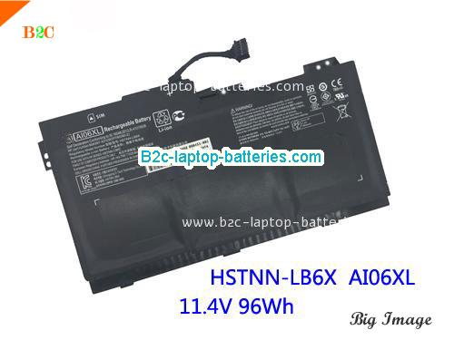 HP HSTNN-DB7L Battery 7860mAh, 96Wh  11.4V Black Li-ion