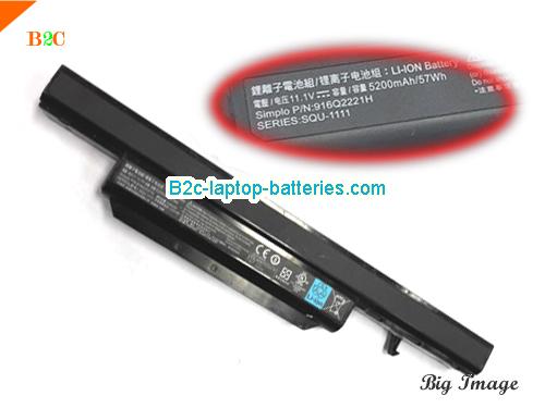 HAIER SW6-3S2P-5200 Battery 5200mAh, 57Wh  11.1V Black Li-ion
