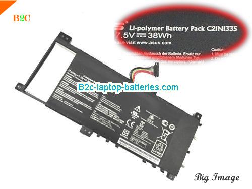 ASUS VivoBook S451LNCA020H Battery 5066mAh, 38Wh  7.5V Black Li-ion