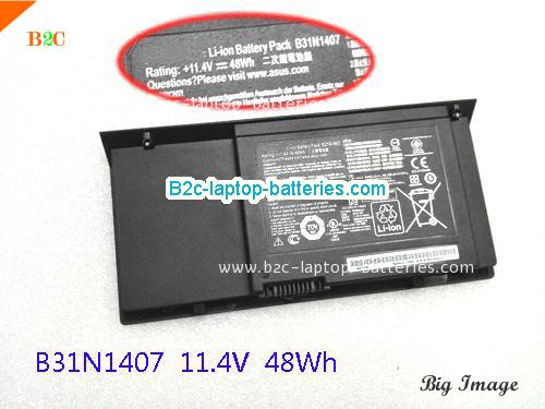 ASUS B31N1407 Battery 48Wh 11.4V Black Li-ion