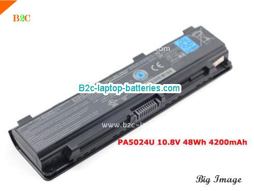 TOSHIBA SATELLITE C855D-S5357 Battery 4200mAh, 48Wh  10.8V Black Li-ion