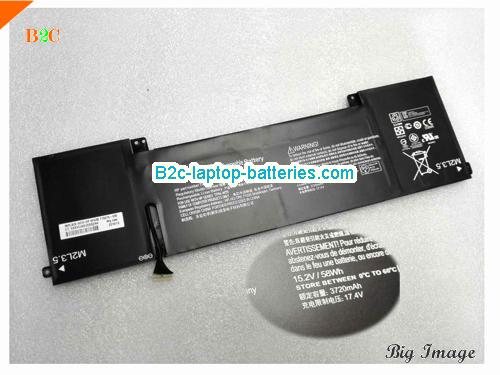 HP Omen 15-5102UR Battery 3720mAh, 58Wh  15.2V Black Li-ion