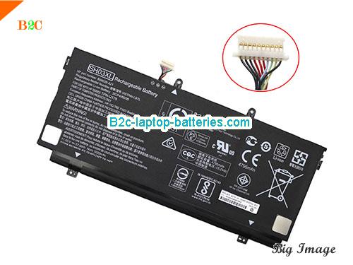 HP CN03XL Battery 4795mAh, 57.95Wh  11.55V Black Li-ion