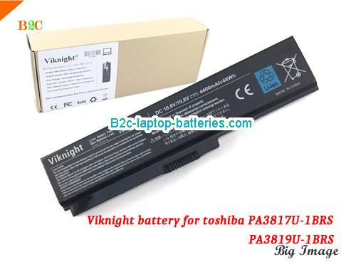 TOSHIBA U500-700801 Battery 4400mAh 10.8V Black Li-ion