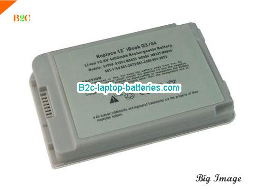 APPLE iBook G3 12 M9018Y/A Battery 5200mAh 11.1V Grey Li-ion