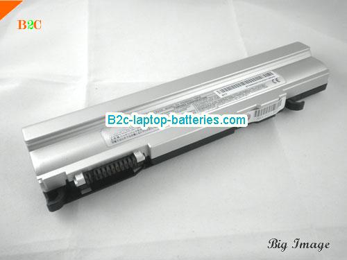 TOSHIBA Portege R300 Battery 5100mAh 10.8V Silver Li-ion