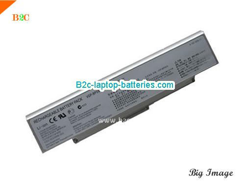 SONY VAIO VGN-SZ760 Battery 5200mAh 11.1V Silver Li-ion