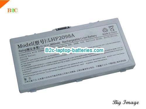 HP LHF2098A Battery 3600mAh 11.1V Silver Li-ion