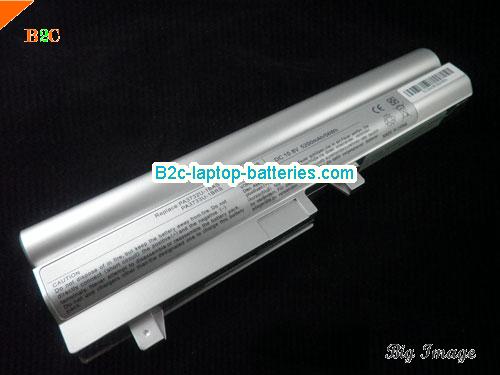 TOSHIBA NB205-N325WH Battery 4400mAh 10.8V Silver Li-ion
