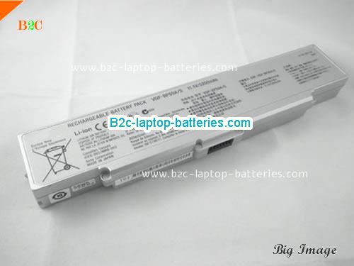 SONY VAIO VGN-AR85US Battery 4800mAh 11.1V Silver Li-ion