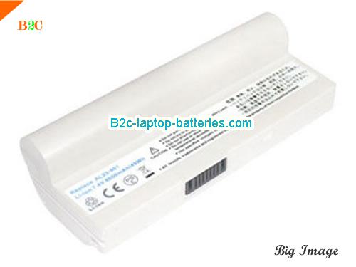 ASUS Eee PC 901-W001 Battery 6600mAh 7.4V White Li-ion