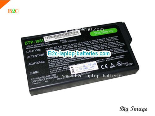 ACER TravelMate 722iTX Battery 3200mAh 14.8V Black Li-ion