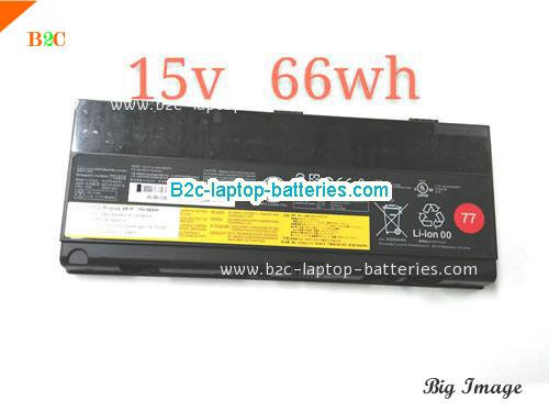 LENOVO ThinkPad P51 20HHA01YCD Battery 4400mAh, 66Wh  15V Black Li-ion