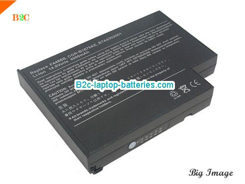 Fujitsu-Siemens 4UR18650F-1-QC090 Battery 4400mAh 14.8V Black Li-ion