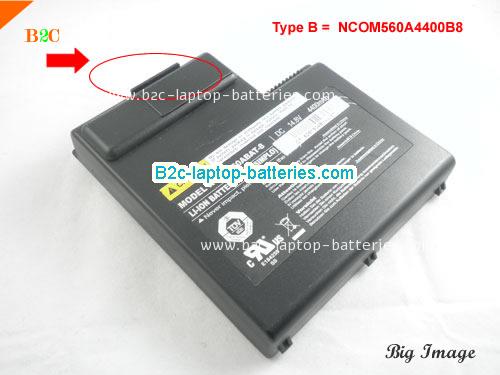 CLEVO BAT-5760 Battery 4400mAh 14.8V Black Li-ion