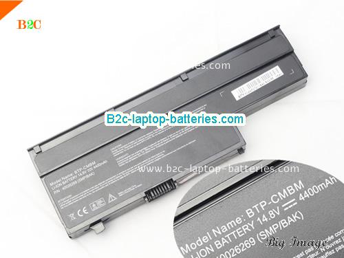 MEDION Akoya E6211 Battery 4400mAh 14.8V Black Li-ion