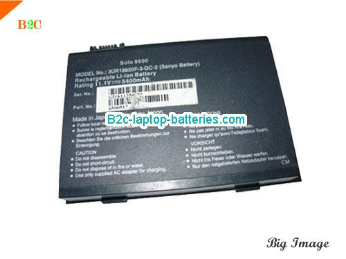GATEWAY SOLO 9500CX Battery 5400mAh 14.8V Black Li-ion