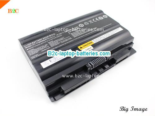 CLEVO P180HMBAT-8 Battery 5900mAh, 89.21Wh  15.12V Black Li-ion