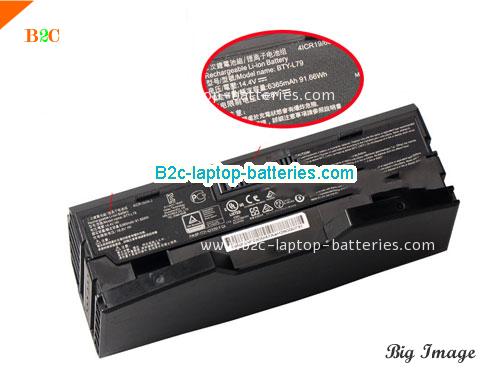 MSI 4ICR19/66-2 Battery 6365mAh, 91.66Wh  14.4V Black Li-ion