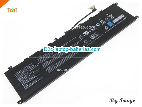 MSI GE66 Dragonshield 10SF-438PT Battery 6250mAh, 95Wh  15.2V Black Li-Polymer