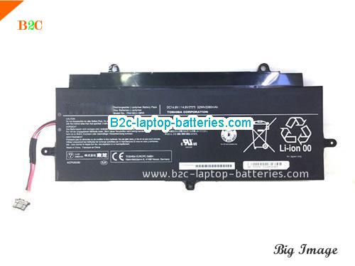 TOSHIBA KIRA10D Battery 3380mAh, 52Wh  14.8V Black Li-ion