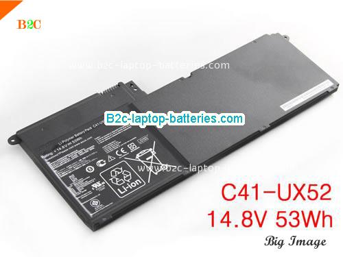 ASUS C41-UX52 Battery 53Wh 14.8V Black Li-Polymer