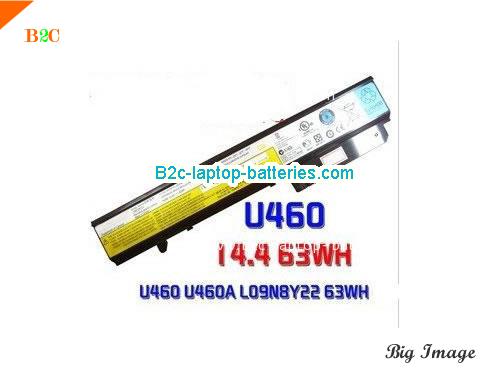 LENOVO U460 Battery 63Wh 14.4V  Li-ion