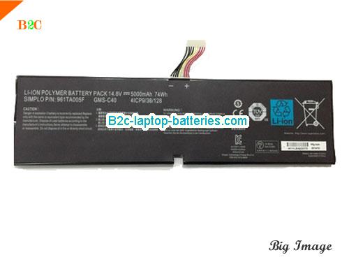 RAZER Blade Pro 17 RZ09-0099 Battery 5000mAh, 74Wh  14.8V Black Li-ion