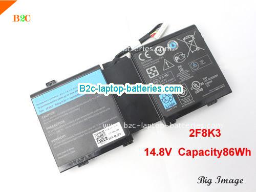 ALIENWARE M17R5 Battery 86Wh 14.8V Black Li-ion