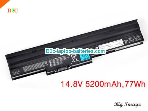 FUJITSU FMVNBP197 Battery 5200mAh, 77Wh  14.8V Black Li-ion