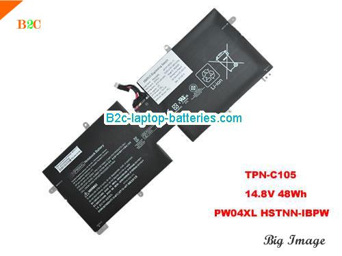 HP Spectre XT TouchSmart 15-4000eg Ultrabook Battery 48Wh 14.8V Black Li-Polymer
