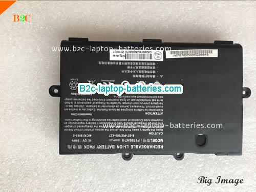 SAGER NP9870-S Battery 6000mAh, 89Wh  15.12V Black Li-ion