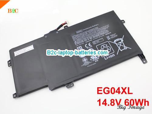HP ENVY 6-1016TU Battery 60Wh 14.8V Black Li-ion