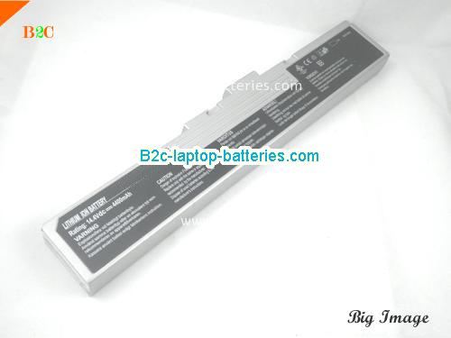 MSI MS1011 Battery 4400mAh 14.4V Silver Li-ion