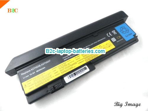 IBM ThinkPad X200 7458 Battery 7800mAh 10.8V Black Li-ion