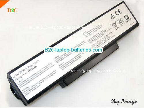 ASUS 70-NZY1B1000Z Battery 6600mAh 10.8V Black Li-ion