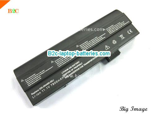 UNIWILL 3S4400S1P302 Battery 6600mAh 11.1V Black Li-ion