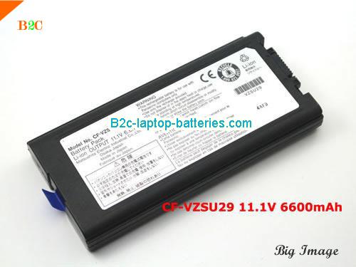 PANASONIC CFVZSU29U Battery 6600mAh 11.1V Black Li-ion