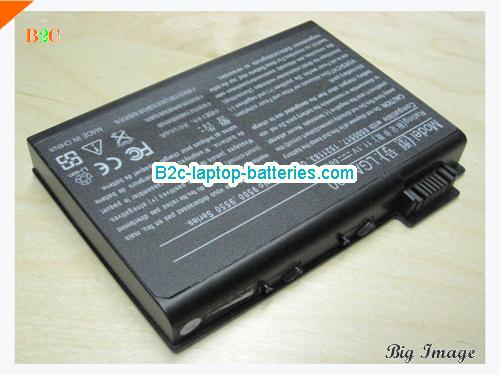 GATEWAY SOLO 9500CX Battery 6600mAh, 73Wh  11.1V Black Li-ion