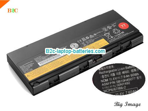 LENOVO ThinkPad P51 20HHA02XCD Battery 7600mAh, 90Wh , 7.6Ah 11.4V Black Li-ion