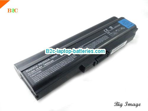 TOSHIBA PA3595U-1BAS Battery 7800mAh 10.8V Black Li-ion