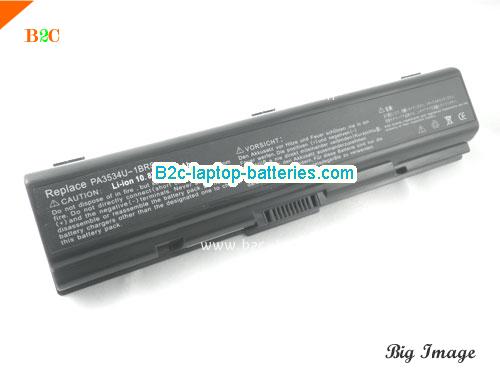 TOSHIBA PA3534U-1BRS Battery 6600mAh 10.8V Black Li-ion