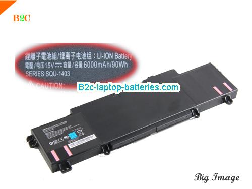 HASEE 911-E1 Battery 6000mAh, 90Wh  15V Black Li-ion