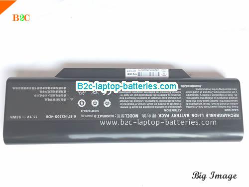 CLEVO N350BAT-6 Battery 93Wh 11.1V Black Li-ion