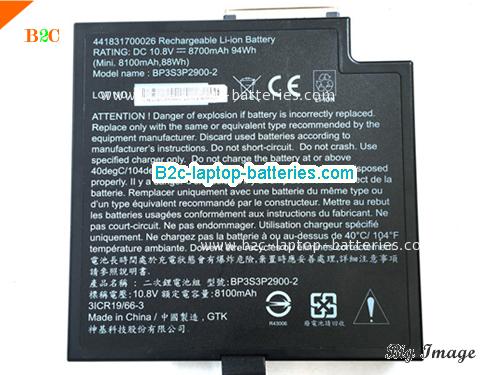 GETAC 441831700026 Battery 8700mAh, 94Wh  10.8V Black Li-ion